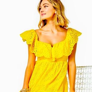 Lilly Pulitzer NWT Sz 12 Eyelet Dress